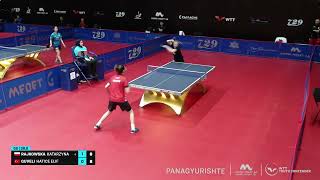 Elif Güvenli  Katarzyna Rajkowska WTT Youth Contender Panagyurishte 2024 U17 Grup Match [upl. by Akinet]