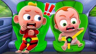 Lets Buckle Up Song  Car Safety Song  Stranger Danger Song and More Nursery Rhymes amp Kids Songs [upl. by Glaser]