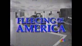 October 18 1995 NBC Nightly News Promo Fleecing of America [upl. by Had]