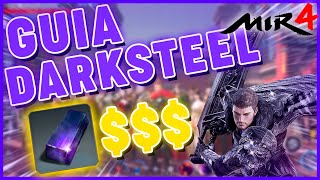 DARKSTEEL  O MELHOR LUGAR PARA MINERAR  MIR4 [upl. by Ennayehc728]