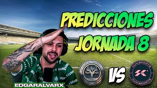 PREDICCIONES DE LA JORNADA 8  KINGS LEAGUE⚽️ [upl. by Adia]