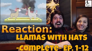 Reaction Llamas with Hats 112 The Complete Series AirierReacts [upl. by Eicart]