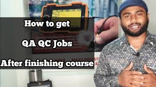 QA QC Jobs  how to get Qa Qc jobs after finishing course MAXX industrial Education [upl. by Liana901]