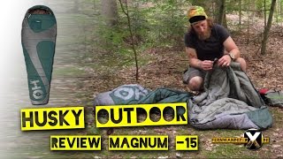 Husky Schlafsack Magnum 15 Review Husky Winterschlafsack [upl. by Ellehsar]