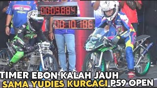 GEGER  PEMBALAP LOMBOK YUDIES KURCACI KALAHKAN EBON RACE 2 NINJA P59 OPEN IDC KAWAHARA 2024 [upl. by Ahsytal]