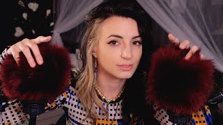 ASMR  Deep Ear Attention with Fluffy Covers and Close Whispering [upl. by Alurd74]