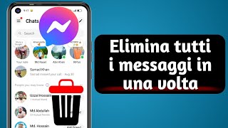 Come eliminare tutti i tuoi messaggi su Facebook Messenger in una volta sola  Guida completa [upl. by Htidirrem]