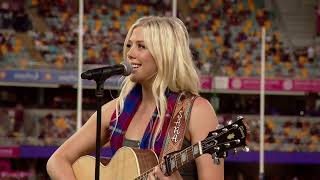 Sara Berki  Take Me Home Country Roads Cover Live at the Gabba Brisbane March 2024 [upl. by Lepine]