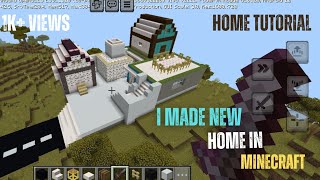 MINECRAFT NEW HOME BUILD TUTORIAL  1K VIEWS  HOME TUTORIAL  MINECRAFT EASY HOME shortsviral [upl. by Niatsirk]