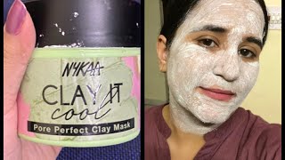 NYKAA Cool Clay Mask Kaise use kare  Review 💁‍♀️ [upl. by Schubert]