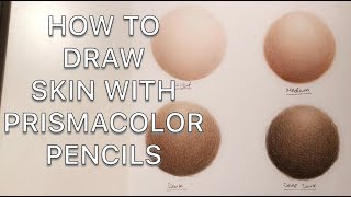 How To Draw Skin Using Prismacolor Pencils [upl. by Anot]