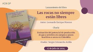 Lanzamiento del libro Las rocas no siempre están libres del autor Leonardo Enrique Moreno [upl. by Odnumyar]