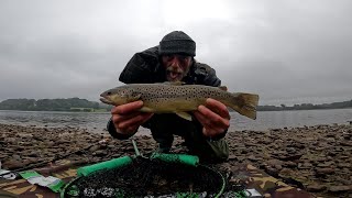 light spinning for perch pike and trout with handhome made lures in Ireland season 2024 video 11 [upl. by Maloy]