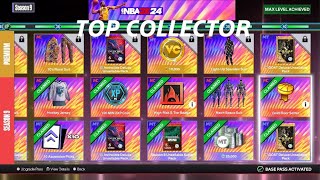 NBA 2K24 MYTEAM TOP COLLECTOR SEASON 9 LEVEL 40 IS HOME [upl. by Philemon346]