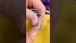 🧵🪡Thimble Fit Tip Part 2🪡🧵sewingtools thimblesforyou thimble thimbles silversmith [upl. by Vish297]