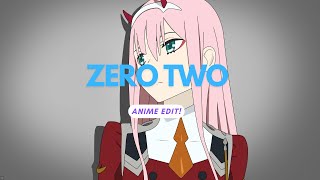 Zero twoThis feeling 🥰 anime zerotwo darlinginthefranxxedits darlinginthefranxx animeedit [upl. by Bryce599]