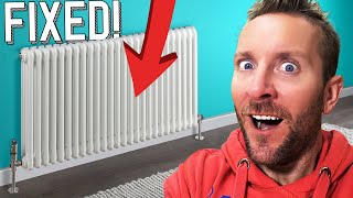 How to Fix One Radiator Not Working  Plumbing Tips [upl. by Ahsitahs]