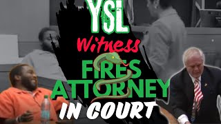 YSL LIL D FIRES His Lawyer in Court [upl. by Tarsus]