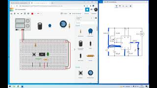 Monoestable 555 Tinkercad [upl. by Means]