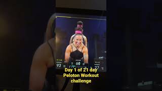 Peloton 21 Day workout challenge  Day 1 NelleBe [upl. by Nnyletak564]