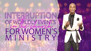 Interruption of worldly events in the church for womens ministry by Prof Lesego Daniel [upl. by Naitsabas261]