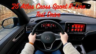 2025 VW Atlas Cross Sport RLine  POV Test Drive [upl. by Babby]