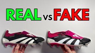 REAL VS FAKE ADIDAS PREDATOR ELITE FT 30TH ANNIVERSARY FOOTBALL BOOT COMPARISON [upl. by Narrat]