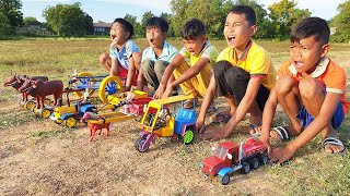 5 Woodworking Projects Mini Cow Bullock Cart Horse Cart Mini Tractor Wooden Trucks [upl. by Stanfield]