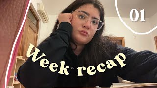 011 Week Recap  Organizzare la vita diario personale e Holiday blues [upl. by Fihsak]