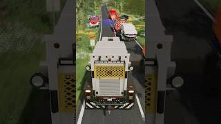 CLEANING STREETS WITH STREET CLEANER AFTER FLOOD  Farming Simulator 22 shorts farmingsimulator [upl. by Winton651]