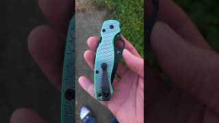 Spyderco PM2 in DLC s90v with custom scales backspacer and clip [upl. by Gwenni]