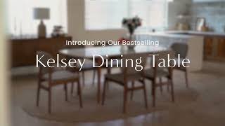 Castlery Lookbook Kelsey Marble Dining Table [upl. by Attegroeg]