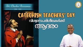 CATECHISM TEACHERS DAY  WISHES  NOVEMBER 5  ST CHARLES BORROMEO  DEPARTMENT OF CATECHESIS [upl. by Garcon350]