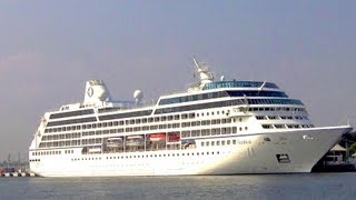 Kreuzfahrtschiff Oceania Cruises MS Nautica amp AIDA blu in Warnemünde [upl. by Analli464]