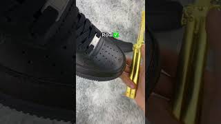 Nike Air Force 1 Black Real vs Fake differenceHave you noticed this before [upl. by Toscano]