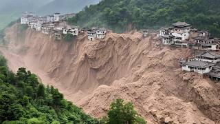 Earth Collapses in China JawDropping Landslide Video [upl. by Burnham]