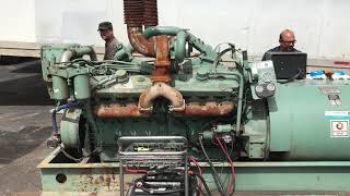 Detroit Diesel 16V71 Marine Diesel Generator 520 kW [upl. by Haleehs]