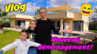 VLOG  NOUS AVONS encore DEMENAGER  HOME TOUR de notre nouvelle maison au MAROC [upl. by Malliw]