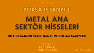 Borsa İstanbul Hisse Senedi Taraması Metal Ana Sektör Hisseleri Kanal Yapıları Analizi [upl. by Alaecim]