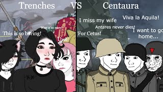 Basically Trenches VS Centaura  World War I [upl. by Evilc]