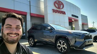 2024 Toyota RAV4 Prime XSE AWD in Magnetic Gray MetallicMidnight Black Metallic [upl. by Ettezil]