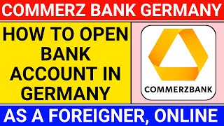 how to open commerzbank account online  Commerzbank account opening [upl. by Aniale]