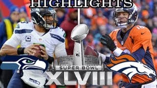 Seattle Seahawks vs Denver Broncos  2014 Super Bowl XLVIII 48 Highlights 2214 [upl. by Mannos]