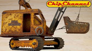 1962 Tonka Drag Line Mobile Crane Digger Restoration Dragline [upl. by Nuriel175]