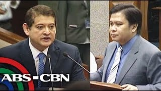 Jinggoy Guingona in heated argument over pork barrel scam [upl. by Ylyl]