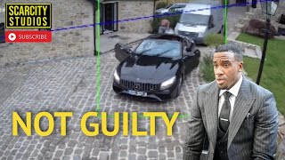 CCTV of Bugzy Malone protecting his home after being found not guilty [upl. by Adnofal]