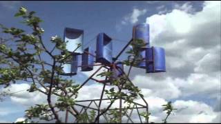 Vertical wind turbine in Hungary Hajdúsámson Vertikális tengelyű szélgenerátor [upl. by Readus]