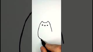 How to draw Pusheen the cat easily [upl. by Aserej]