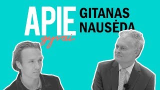 APIE GYVAI GITANAS NAUSĖDA  politikas ar ekonomistas [upl. by Line]