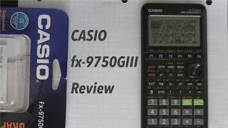 Casio fx9750GIII Review and Unboxing [upl. by Kora]